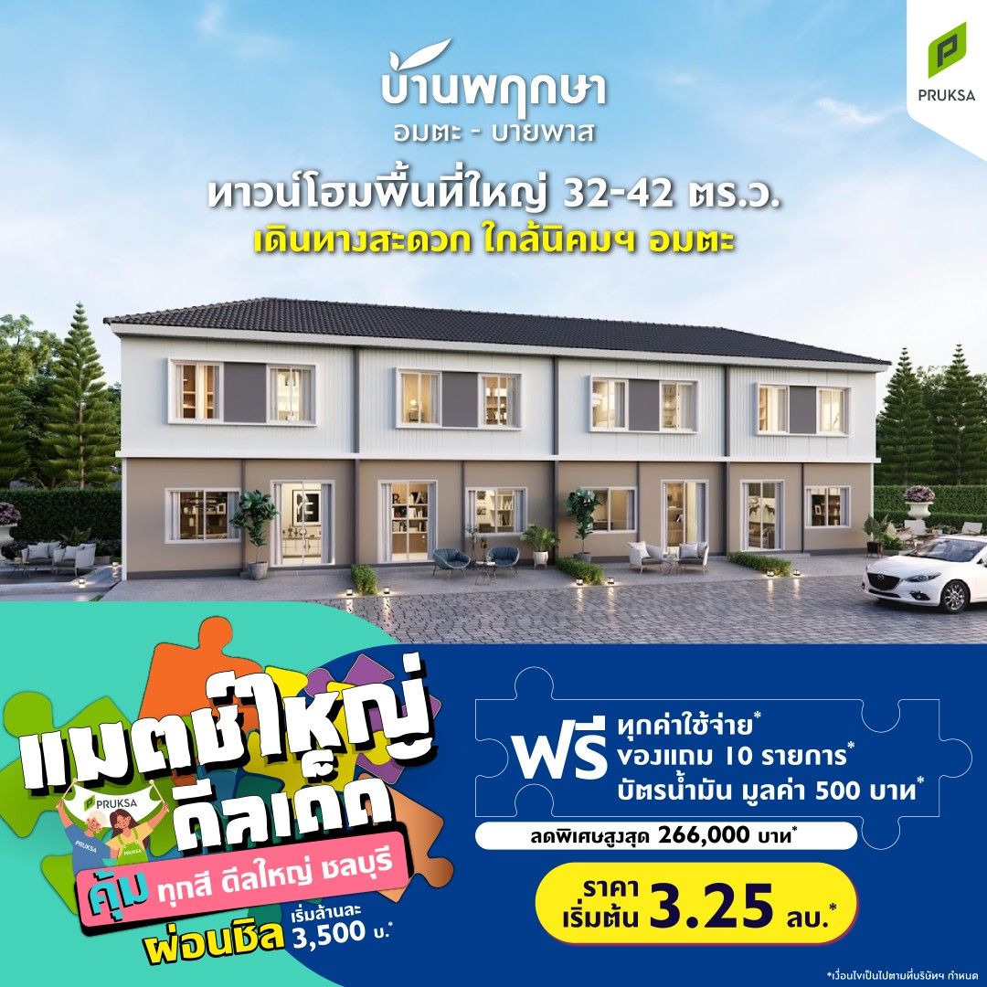 PK122บ้านพฤกษา อมตะ บายพาส  Custom 